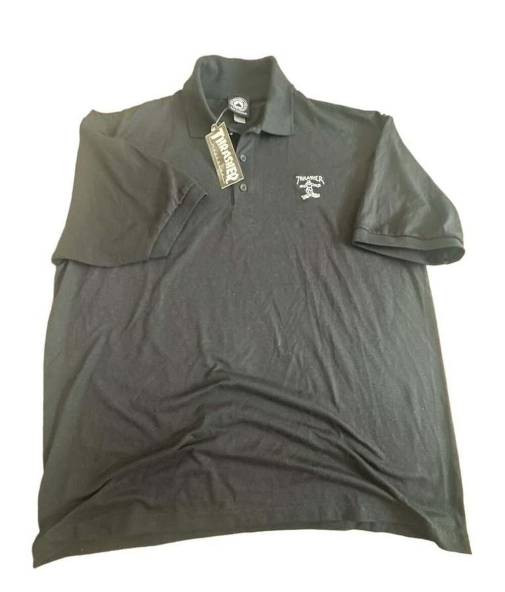 Thrasher Little Gonz Black Polo Shirt XL